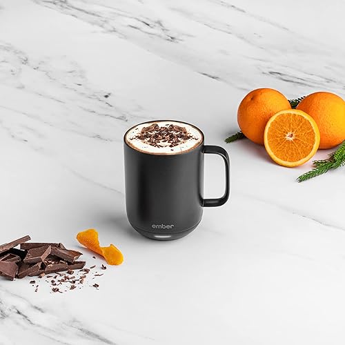 Miniatura 7 de Ember - Taza inteligente con control de temperatura, 2, 10 onzas, color negro, duración de la batería de 1.5 horas, taza de café calentada