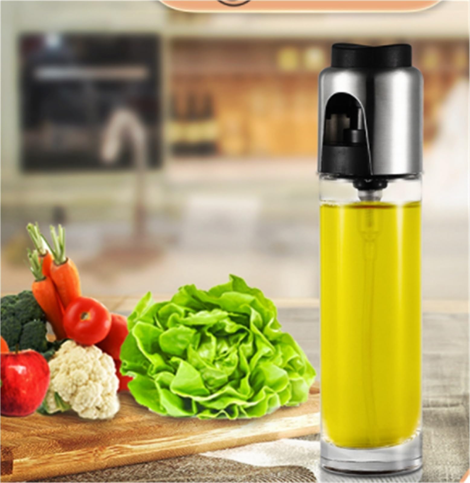Ölsprüher Für Speiseöl 2 Stücke Glas Olivenöl Spray Flasche Geeignet For Grill Salat Braten Öl Grillen Küche