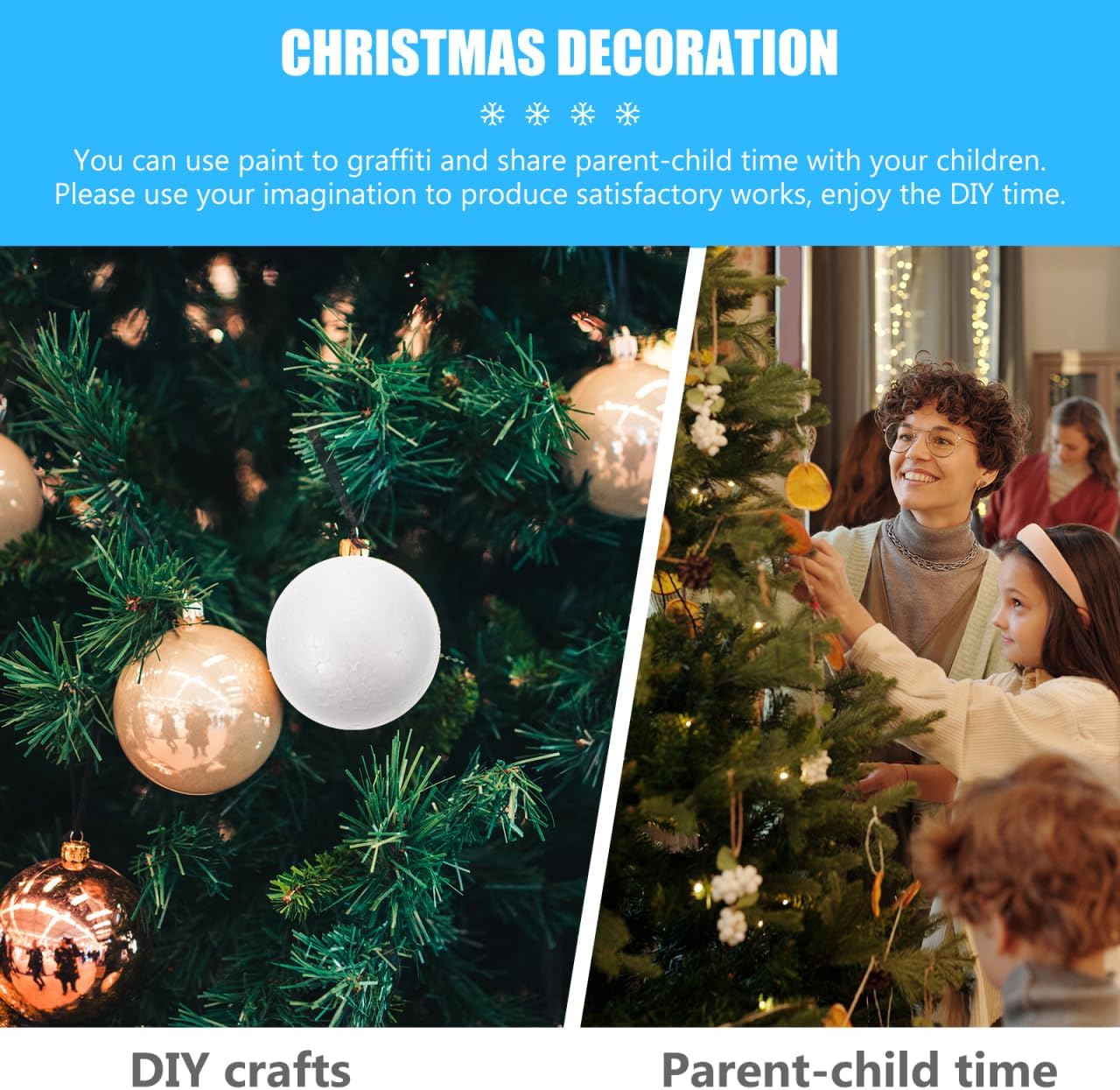 EXCEART Foam Ball DIY 20 Pieces 3 Inch White Polystyrene Craft Foam Balls for Art Projects Easter Decoration and DIY Crafts