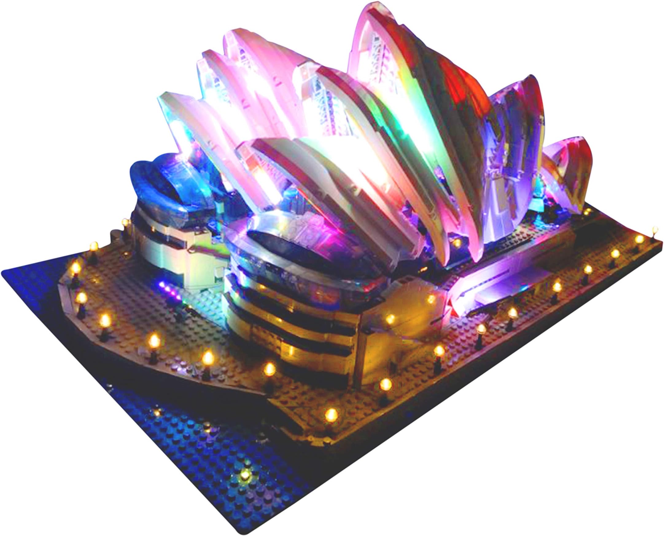LED Lighting Kit for Lego Sydney Opera House - 10234 (Lego Set NOT Included)