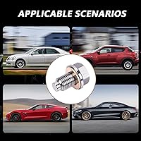 Vista 6 de Kewucn Tapón de Drenaje de Aceite Magnético, M14×1.5 Tapón de Drenaje de Aceite de Acero Inoxidable con 5 Piezas de Arandela de Aplastamiento