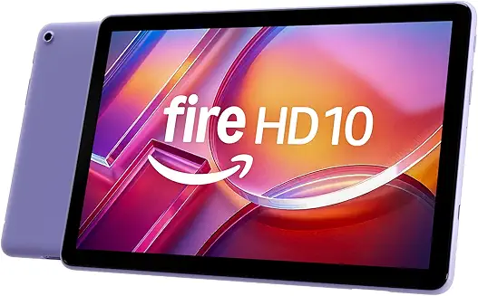 Amazon Fire HD 10 Tablet (2023) – 10.1" Full HD Display, Octa-Core Processor, 3GB RAM, 32GB Storage, Lilac