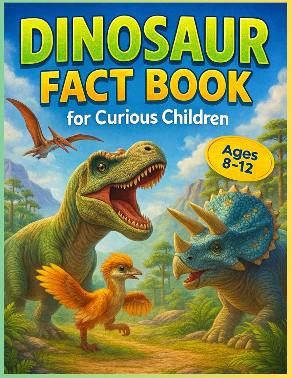 Dinosaur Fact Book for Curious Children: 90 Strange but True Dinosaur Facts from the Mesozoic Era. For children ages 8 to 12 who love that prehistoric world