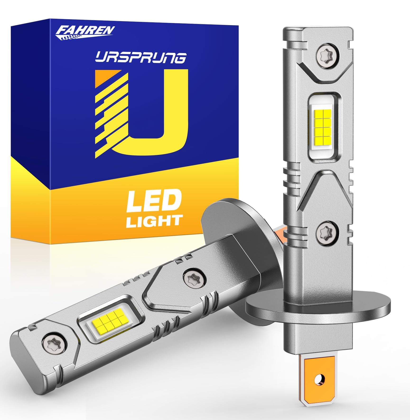 FAHREN 2026 H11 H9 H8 LED Headlight Bulbs, 1000% Super Brightness H11 LED Bulbs, 1:1 Mini Size Plug and Play, 6500K Cool White Halogen Replacement, Pack of 2 — view 14