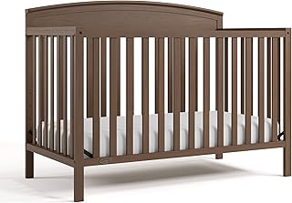 Graco Benton 5-in-1 Convertible Crib – GREENGUARD Gold Certified, Converts from Baby Crib to Toddler Bed, Daybed and Full-Size Bed, Fits Standard Full-Size Crib Mattress (Hazelnut)