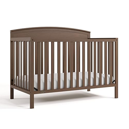 Miniatura 16 de Graco Benton - Cuna convertible 5 en 1 (Gris Guijarro) – Certificado GREENGUARD Gold, se convierte de cuna de bebé a cama infantil, diván y cama de