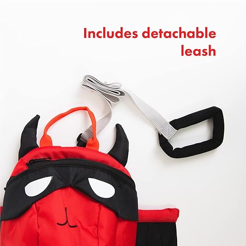 Miniatura 3 de Sonna Arnés para bebé con correa para niños pequeños, con correa antipérdida, arnés de seguridad para niños para caminar  Correa de mochila roja