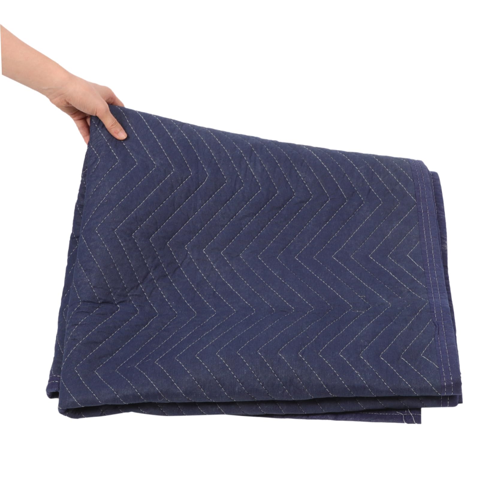 Blaue Umzugsdecke, Packdecke aus Vlies für Möbeltransport