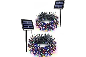 Flacchi Stunning 2-Pack Solar String Lights for All Festive Cheer