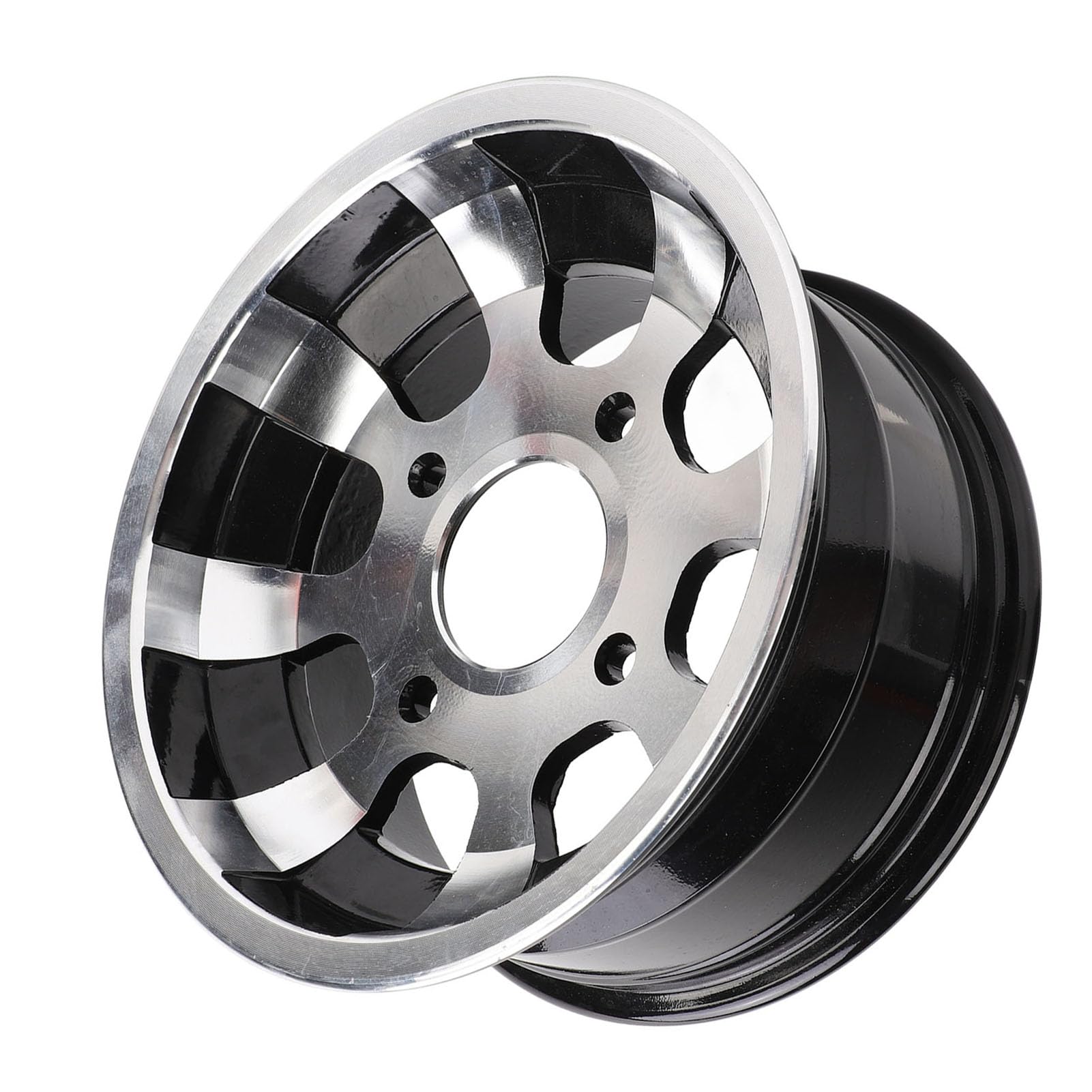 Cerchi da 10 Pollici Ruota in Lega di Alluminio da 10 Pollici per ATV, Go Kart, Carrello da - Design Elegante, Prestazioni Migliorate - Larghezza 145 Mm / 5,7 (Larghezza anteriore 140