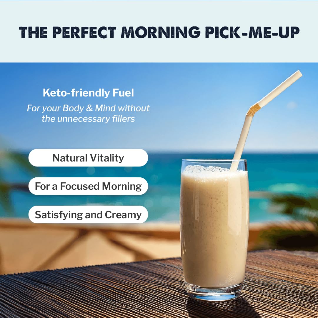 Organic MCT Oil Coffee Creamer – 100% Coconut Derived – Keto & Paleo Friendly Food Ingredient – Easy to Mix & Unflavored