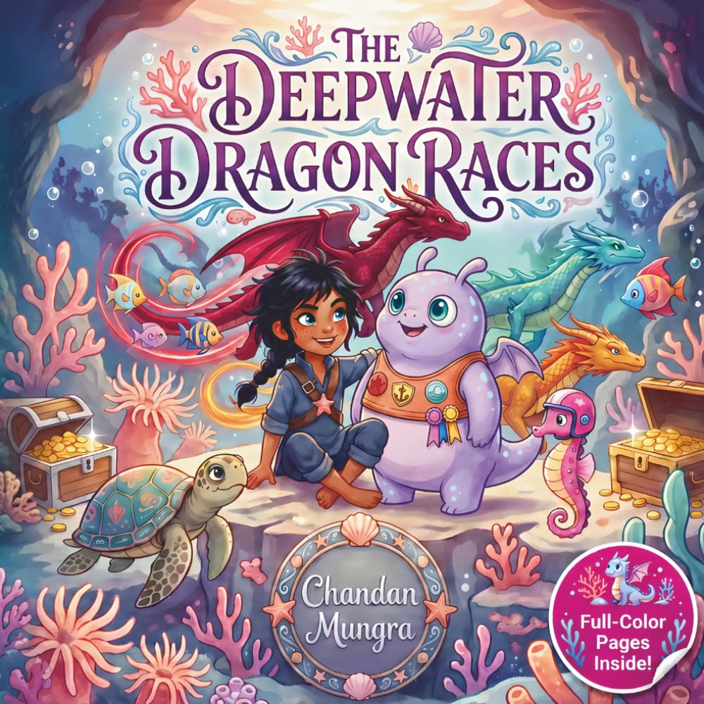 The Deepwater Dragon Races: An Underwater Dragon Adventure About Friendship, Courage, Teamwork and Believing in Yourself