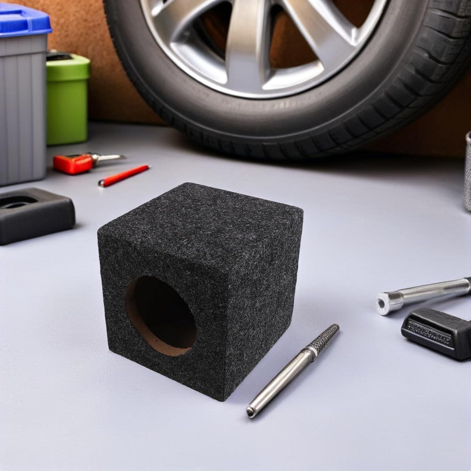 Wood Speaker Enclosure Box 4 Inch for Car Audio Use
