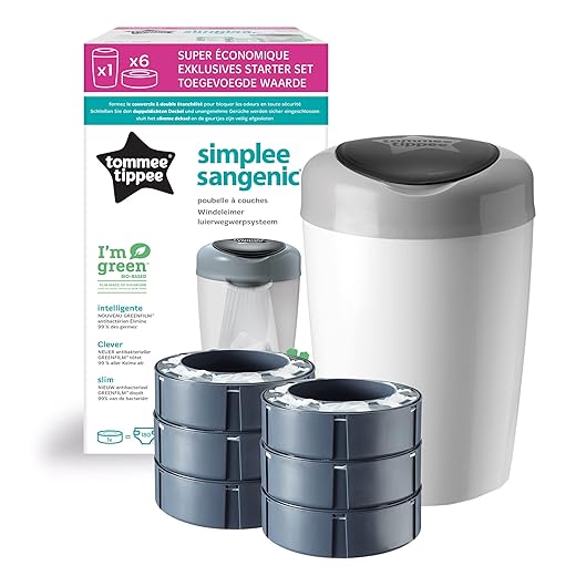 Contenedor Simplee Sangenic de Tommee Tippee - Incluye 6 Recambios