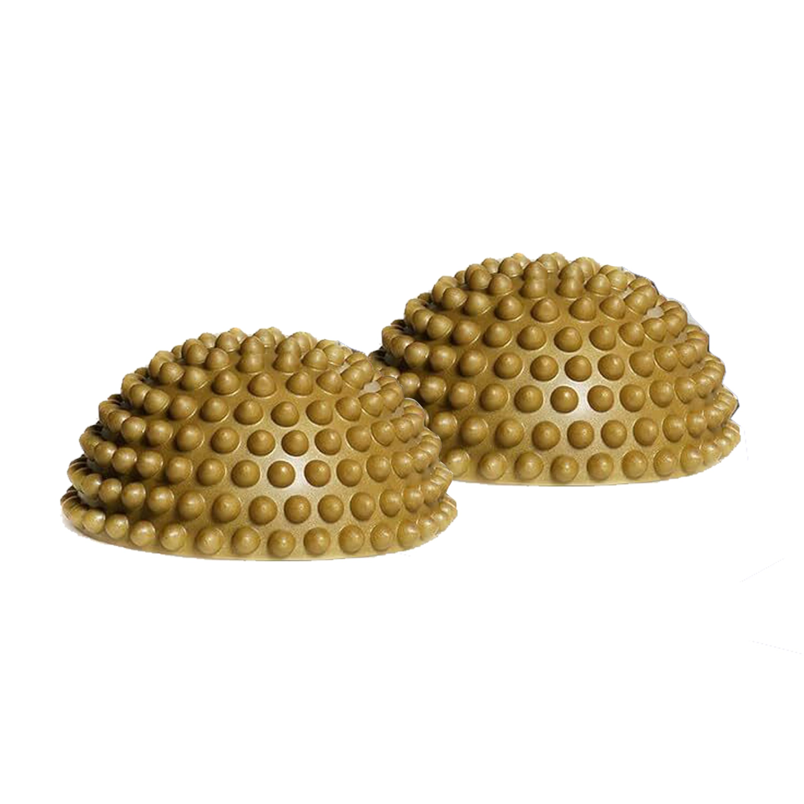Yamuna Body Rolling Foot Wakers Gold – Foot Massager and Exercise Equipment for Balance, Circulation, and Plantar Fasciitis Relief – Yamuna Balls Kit with Online Instructional Video