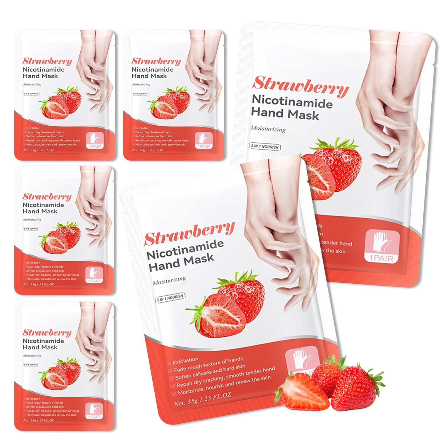 6 Pairs Hand Mask for Dry Cracked Hands,Nourishing Moisturizing Gloves,Hands Moisturizer for Deep Moisturizing,Silky Smooth Moisturizing Gloves,Hand Care Mask Set(J) 6 Pairs Hand Mask for Dry Cracked Hands,Nourishing Moisturizing Gloves,Hands Moisturizer for Deep Moisturizing,Silky Smooth Moisturizing Gloves,Hand Care Mask Set(J)