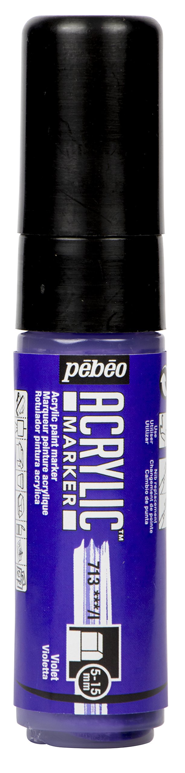 Pébéo 201713 Acrylic Marker 5-15 mm Purple