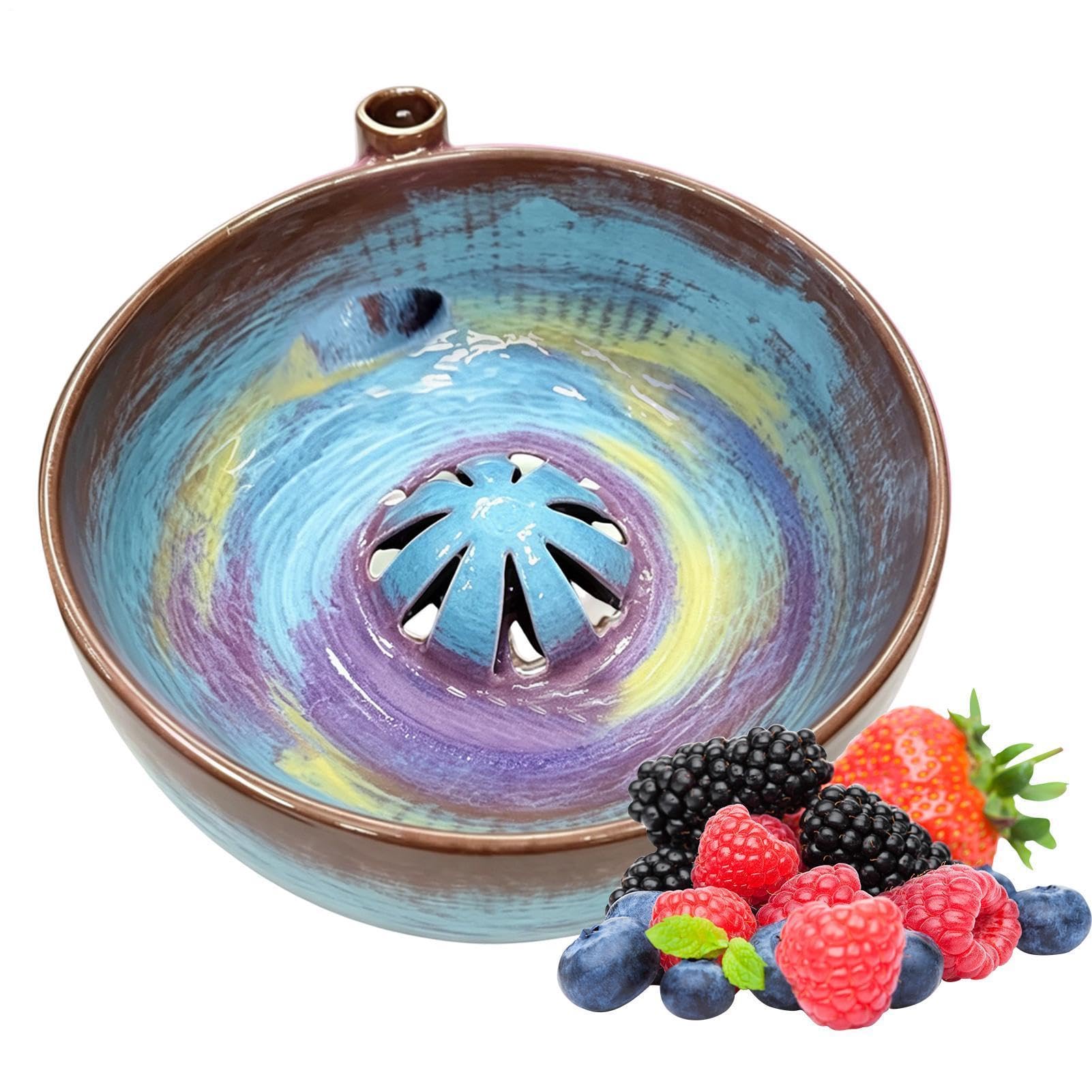 Self Spinnings Berry Washing Bowl, Berry Bowl Washer, Swirling Berrys Bowls