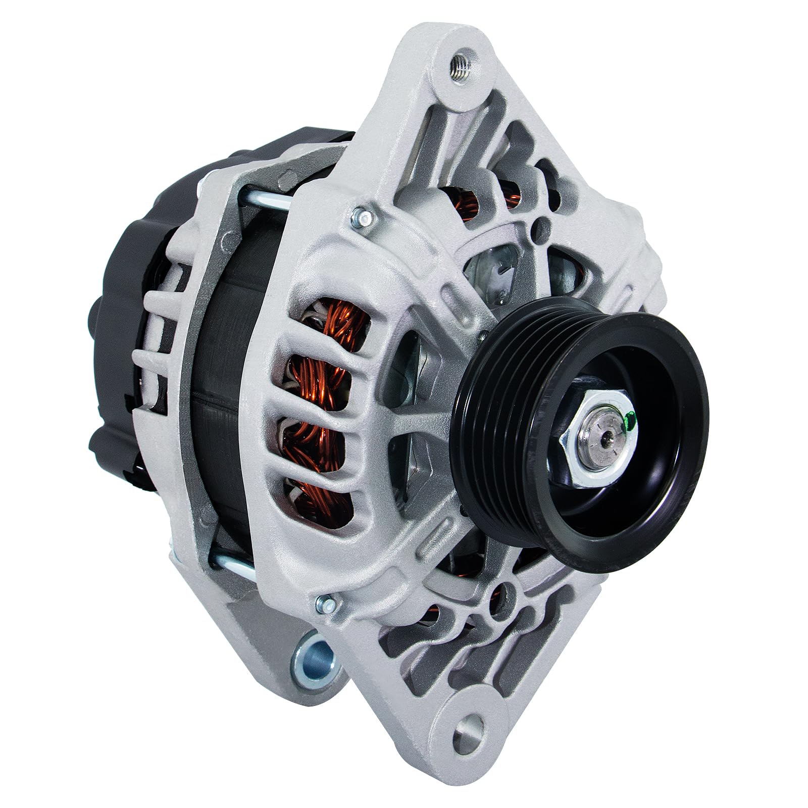 Hyundai Kia Alternator Replacement New For 2012 2013 2014 2015 2016 2017 Accent Veloster, 2012 2013 Rio, L4 1.6L, 37300-2B510 37300-2B300 37300-2B500 2607372 2608483 2616741 13209N