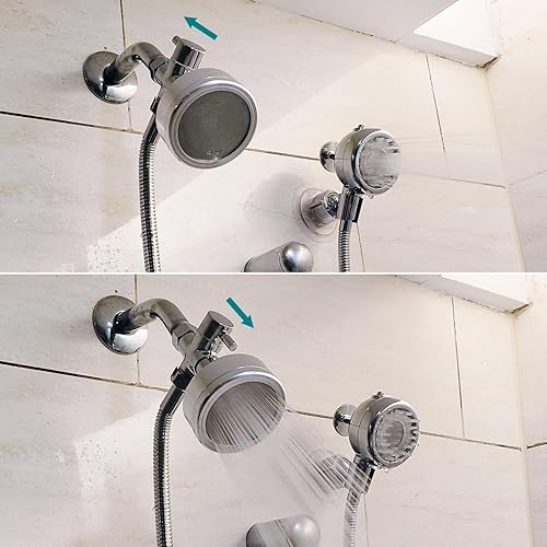 Miniatura 8 de Sneatup Juego de ducha para mascotas con manguera de 8.2 pies para brazo de ducha de baño