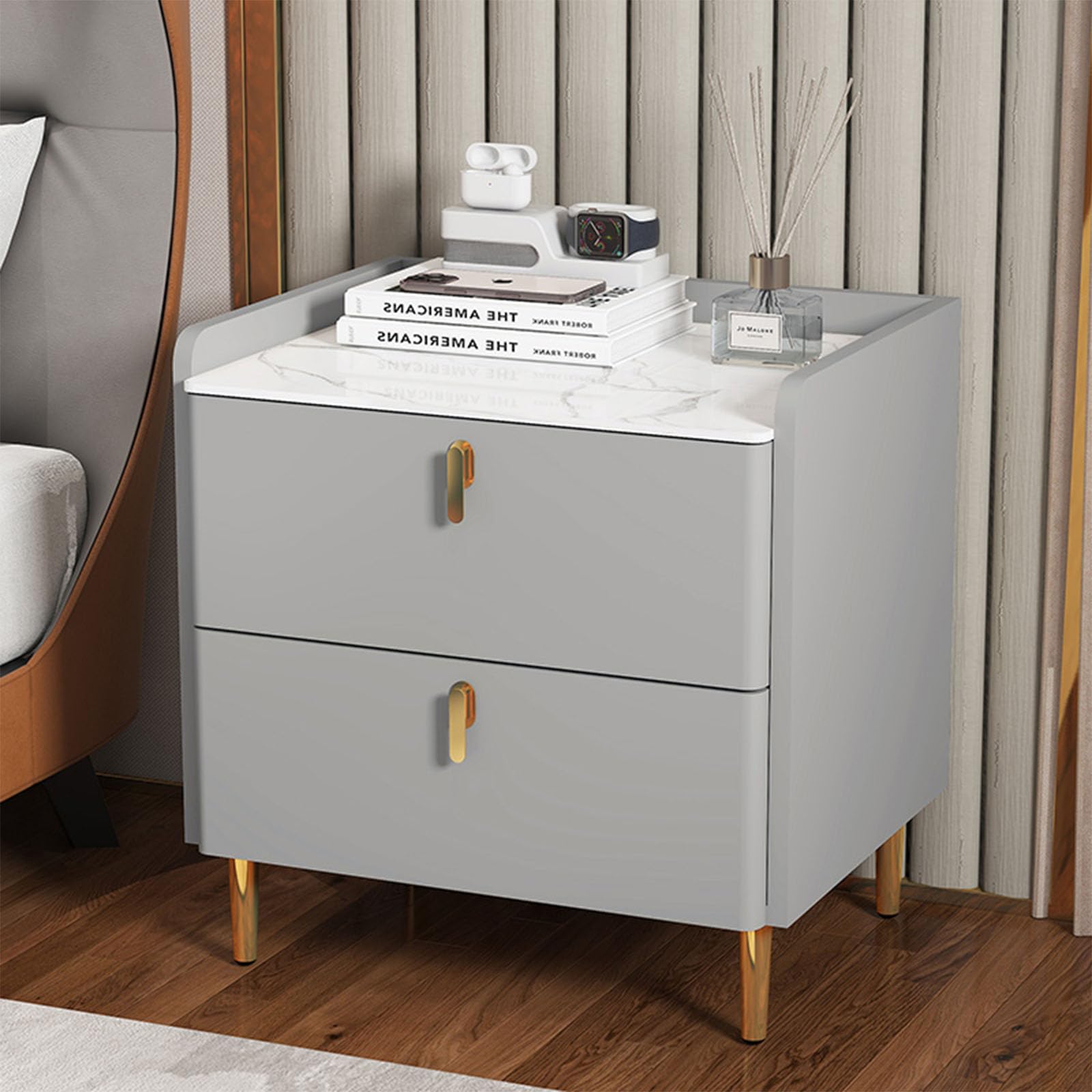 シンプルデザイン グレー 引き出し サイドテーブル グレー 引き出し サイドテーブル シンプルデザイン 【公式通販】