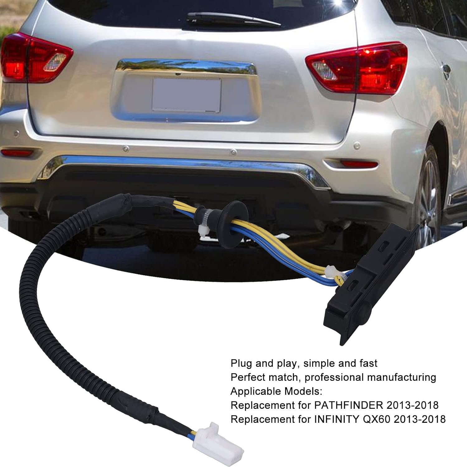 Acouto for Infiniti qx60 liftgate Switch, Liftgate Release Switch 25380 3JA0A for Pathfinder for QX60 2013‑2018 Rear Tailgate Release Button Trunk Switch Replacement