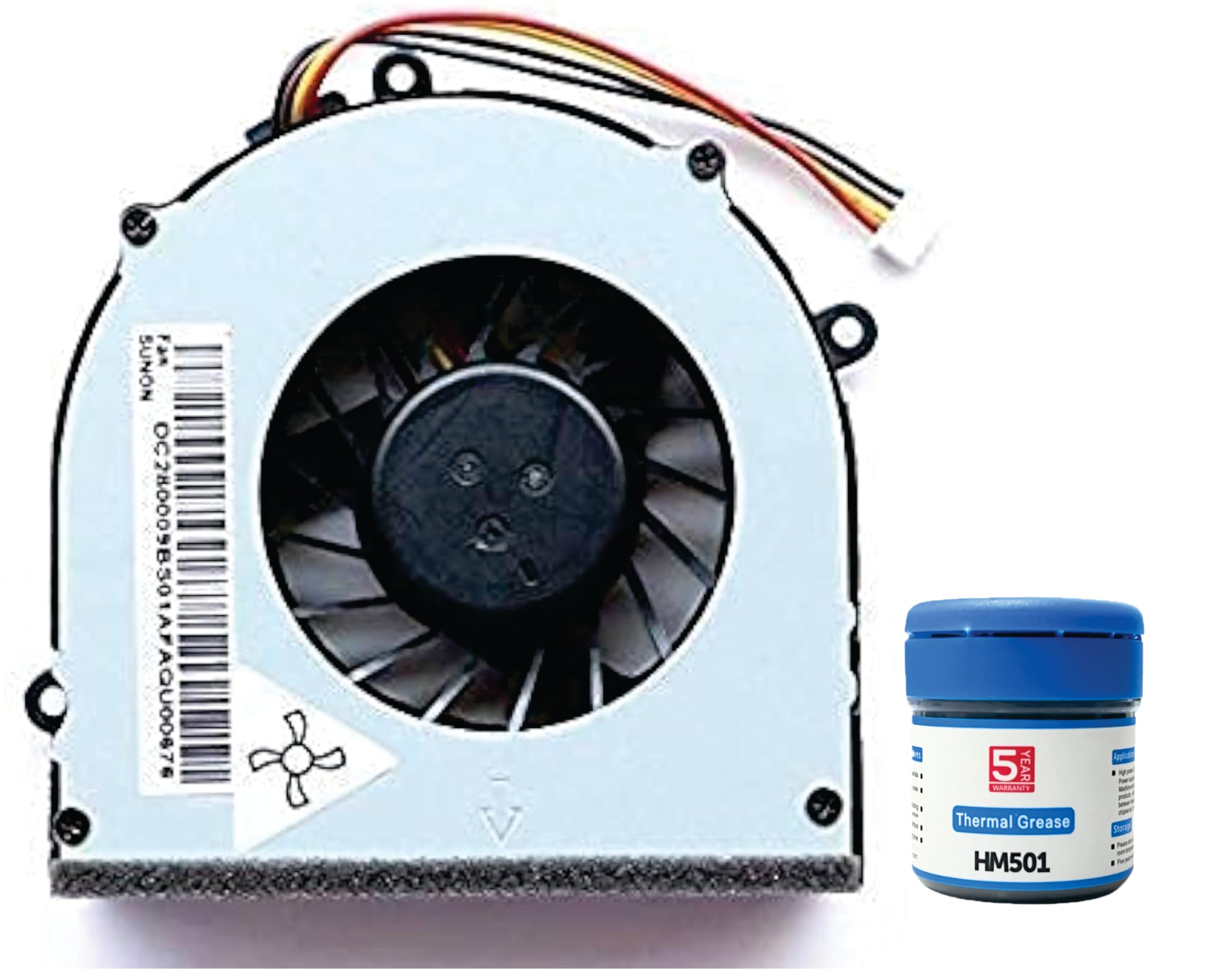 High- Quality Replacement Internal CPU Cooling Fan for Lenovo G570 G570A G575 G470 G470A G470AH G475 G475A p/n DC280009BS0. Comes With Complimentary MH501 Thermal Greasen (Cooling paste)-image-14