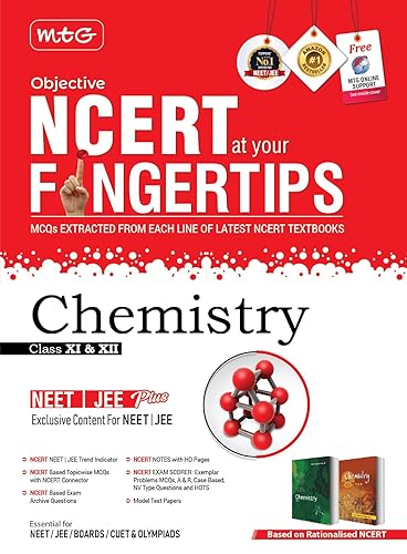 MTG Objective NCERT at your FINGERTIPS Chemistry - NCERT NEET/JEE Trend Indicator, Notes with HD Pages, Exam Archive &amp; MCQs | NEET-JEE Books (Based on NCERT Latest Pattern for 2025 Exam)