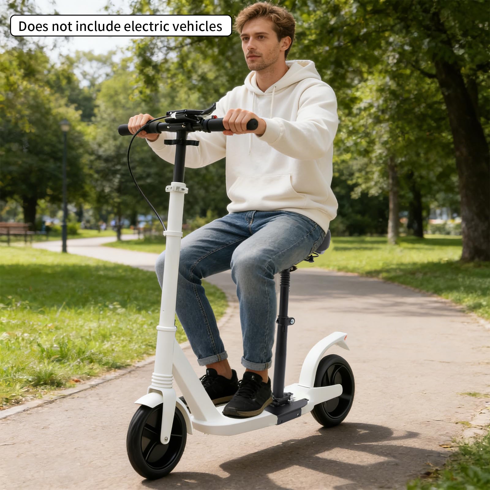50-68cm Sedile per monopattino elettrico pieghevole, Sella ammortizzatore