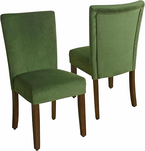 Miniatura 20 de HomePop Parsons - Silla de comedor clásica, franja de granja azul (juego de 2) Rayas azules de granja,Raya gris paloma (juego de 2),Gris ceniza