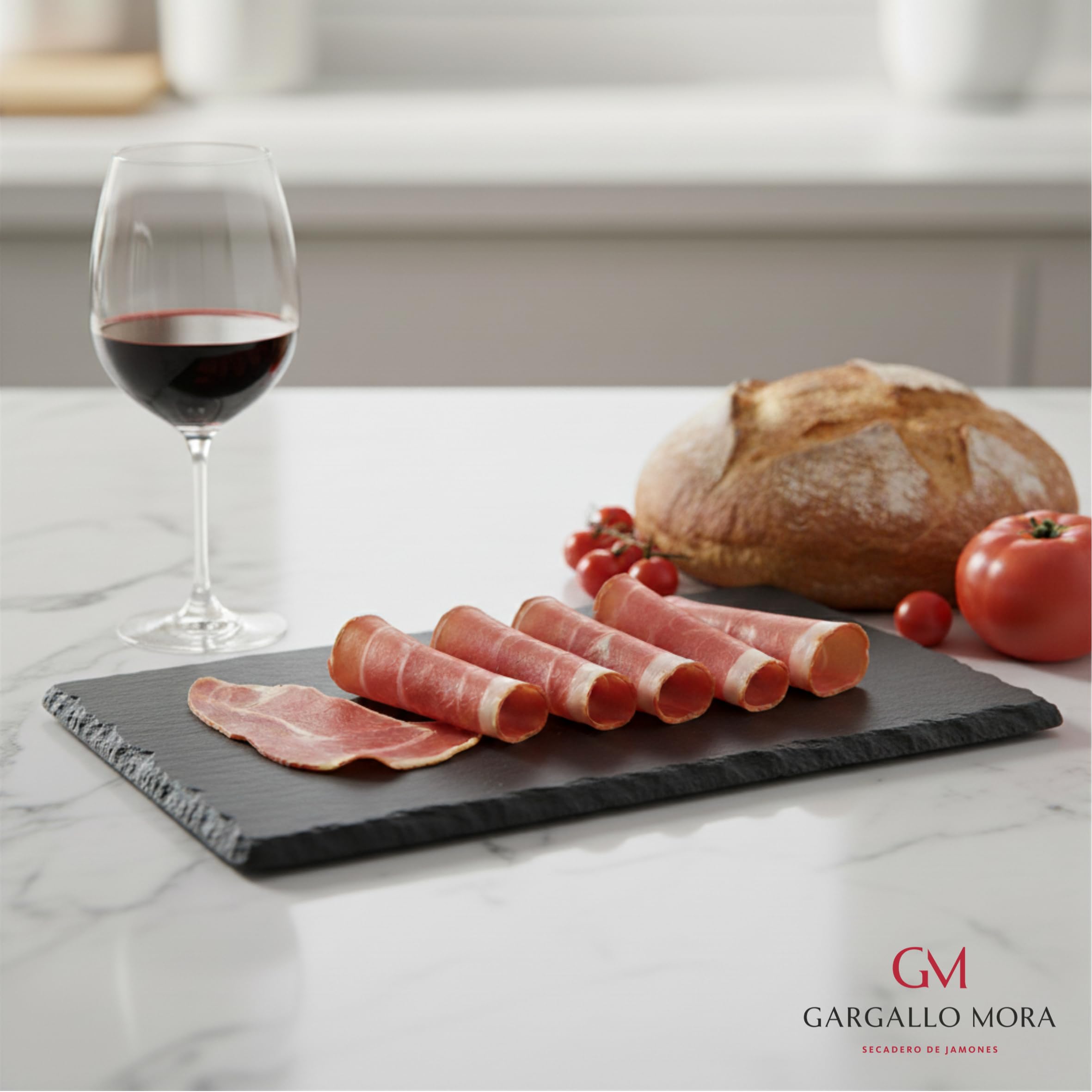 Jamón reserva loncheado 5 x 150 g + embutidos - longaniza de Aragón - chorizo artesano dulce - salchichón de pueblo - sobrasada cular y picos de pan - Lote de productos artesanos ideal para regalar