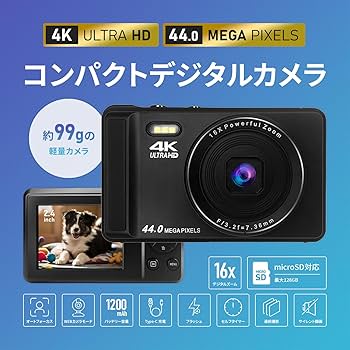 K-400 4K撮影対応コンパクトカメラ ケンコー・トキナー Kenko 4K ビデオカメラ KC-Z4K10 三脚付き