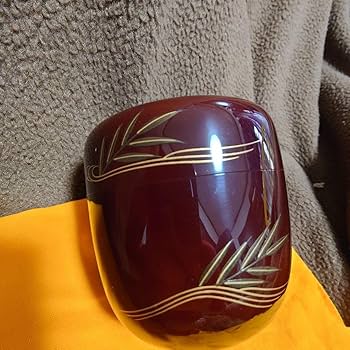 【茶道具】中村恭蔵作　千両蒔絵大棗（共箱） 大棗 笹蒔絵 中村恭蔵 共箱入 茶道具 薄茶器 漆器 漆芸 古美術