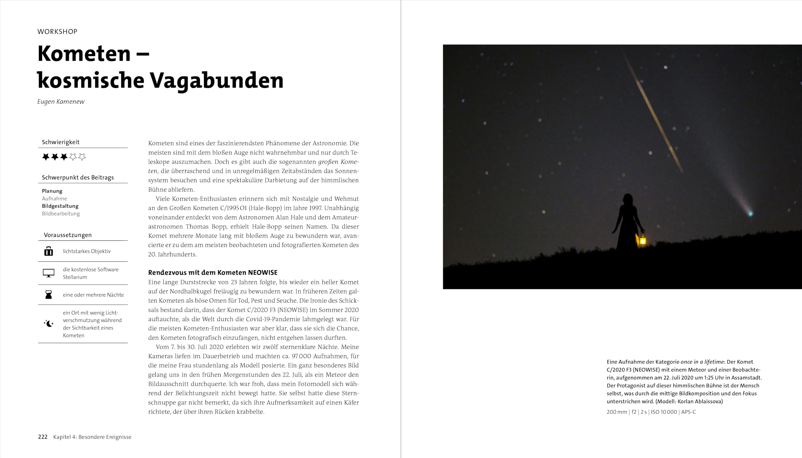 Faszination Astrofotografie: Grundlagen, Projekte, Meisterstücke. Foto-Workshops für Einsteiger und Fortgeschrittene