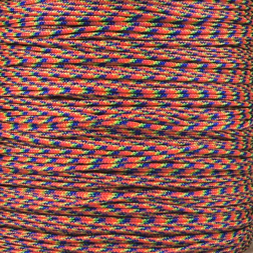 Paracord Planet 43kg Paracord – 1 Strand Type I Parachute Cord for Outdoors and DIY – Kaleidescope (7.5 m) — image 1
