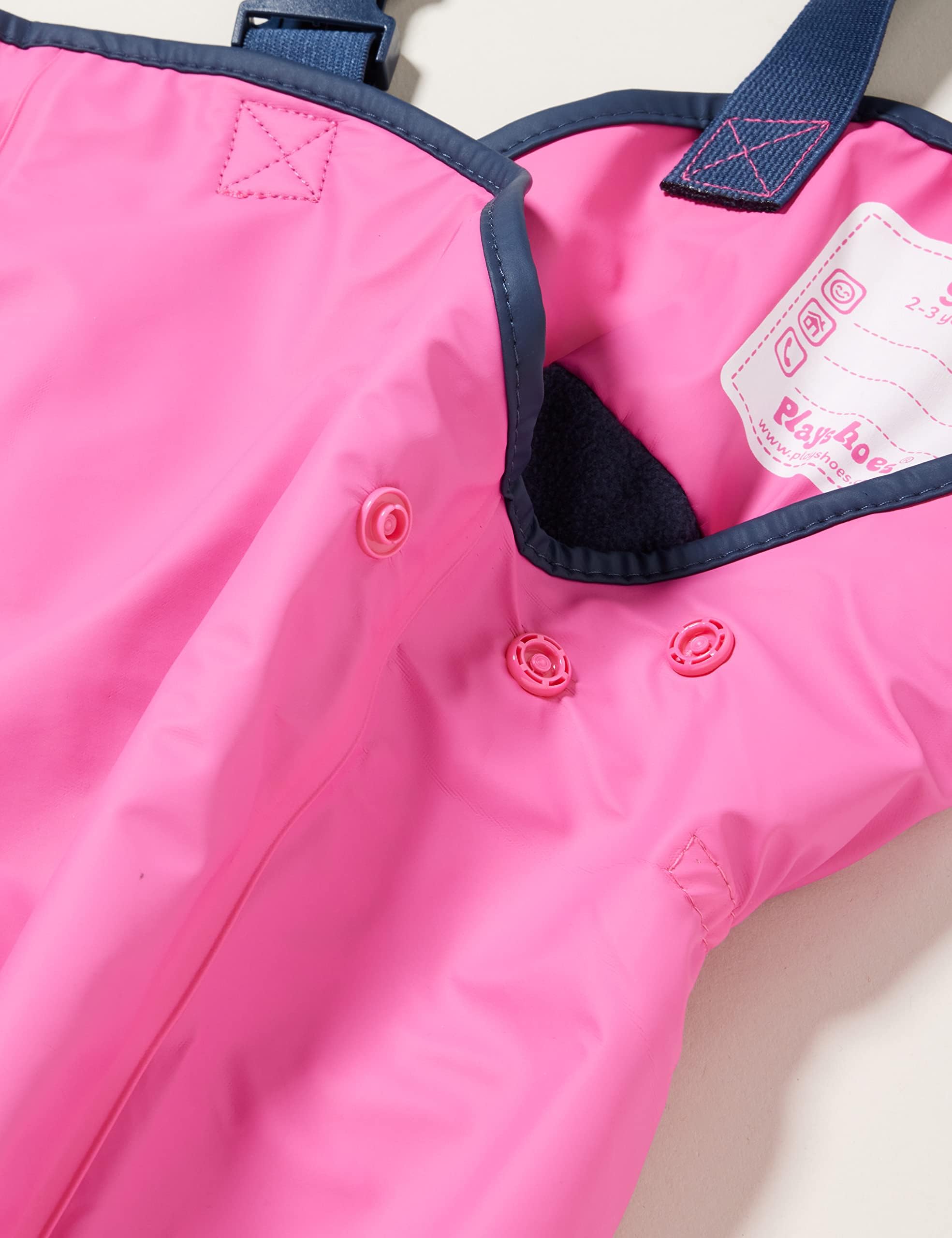 Playshoes Pantalones Barro, Peto de Lluvia, Forro Polar - Pantalones Impermeable Unisex niños