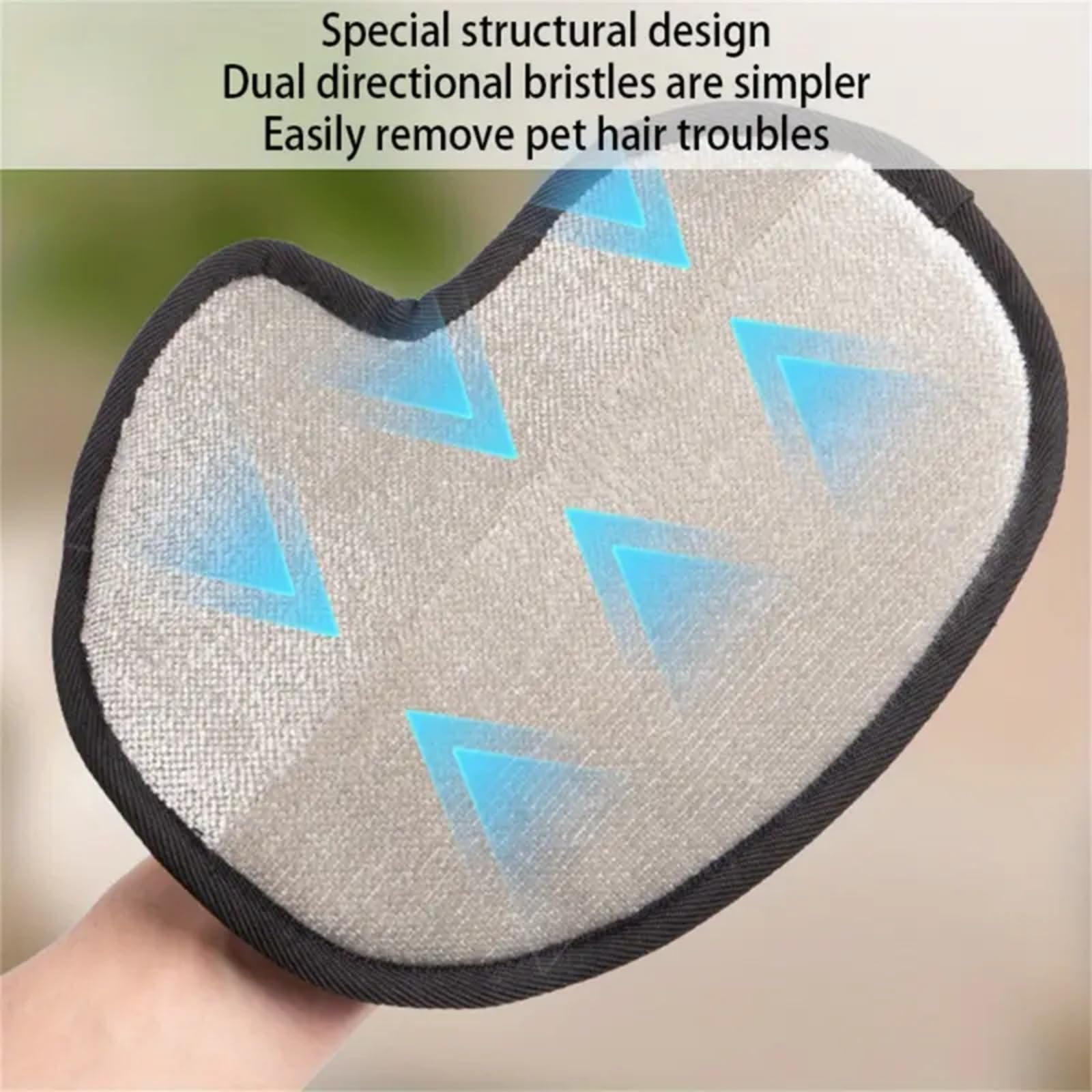 Anti-Static Gloves Pet Hair,Double Sided Pet Grooming Gloves,Hands on Pet Static Hair Removal Gloves,Cat Grooming Glove,Dog Grooming Glove Set,Reusable Pet Grooming Gloves for Washing,Deshedding - Image 3