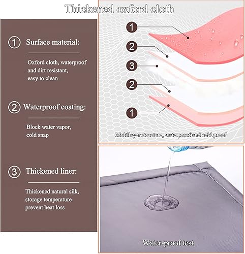 Miniatura 5 de Cortina de puerta con aislamiento térmico, pantalla de cubierta de puerta de invierno, manta insonorizada, cortinas de privacidad, tapiz resistente