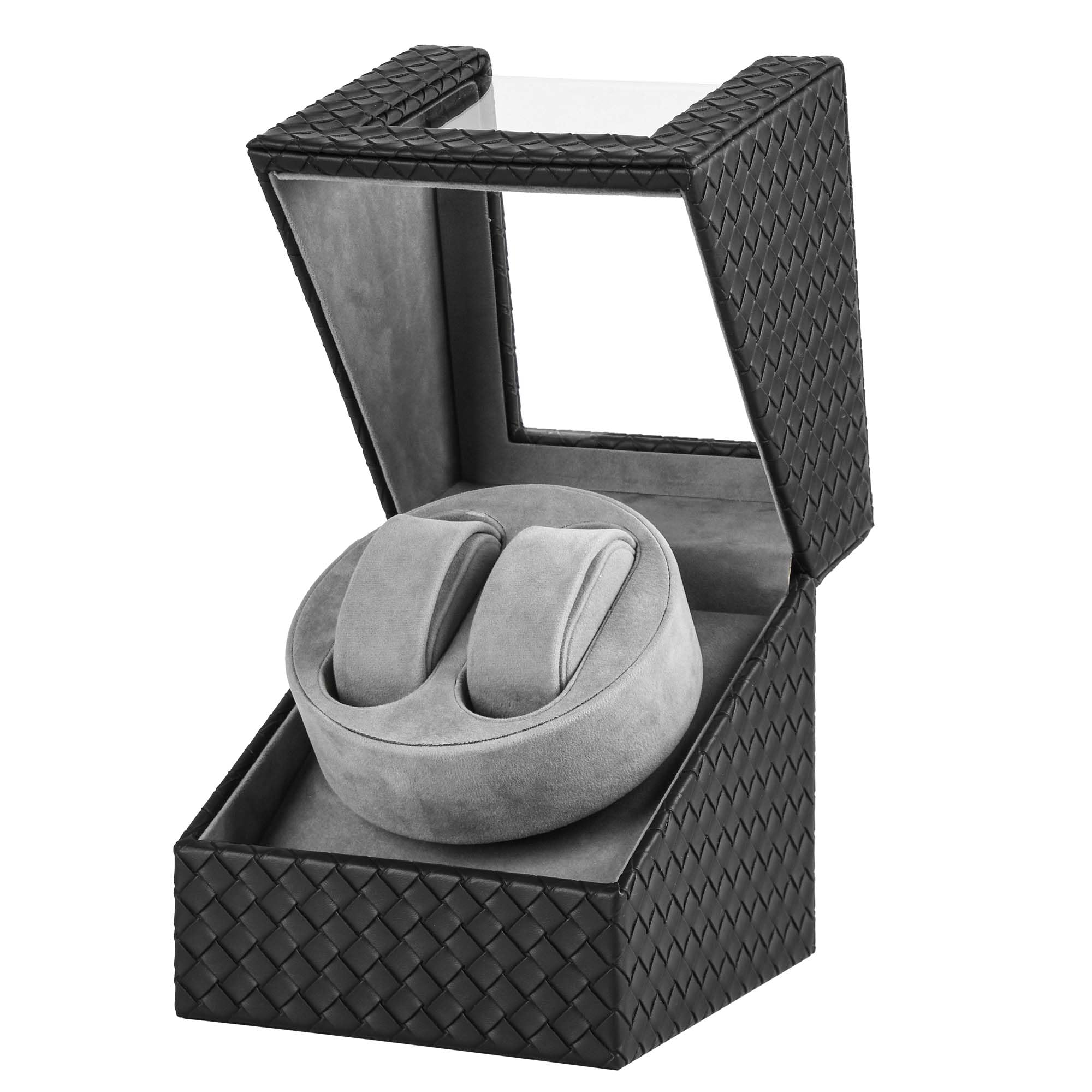 Double Watch Winder Automatic Watch Rotator Japanese Motor No Magnetization S32b47e9d66c34ae3b6224a333c7d7  main image 2