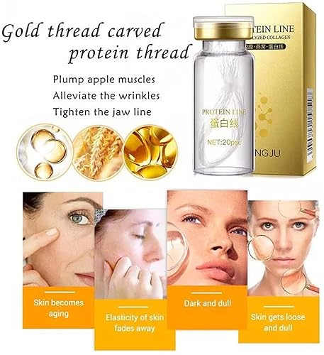 Miniatura 3 de Lovelycat El conjunto coreano de elevación de hilo de proteína para mujer puede absorber la prevención de arrugas del hilo de colágeno y el