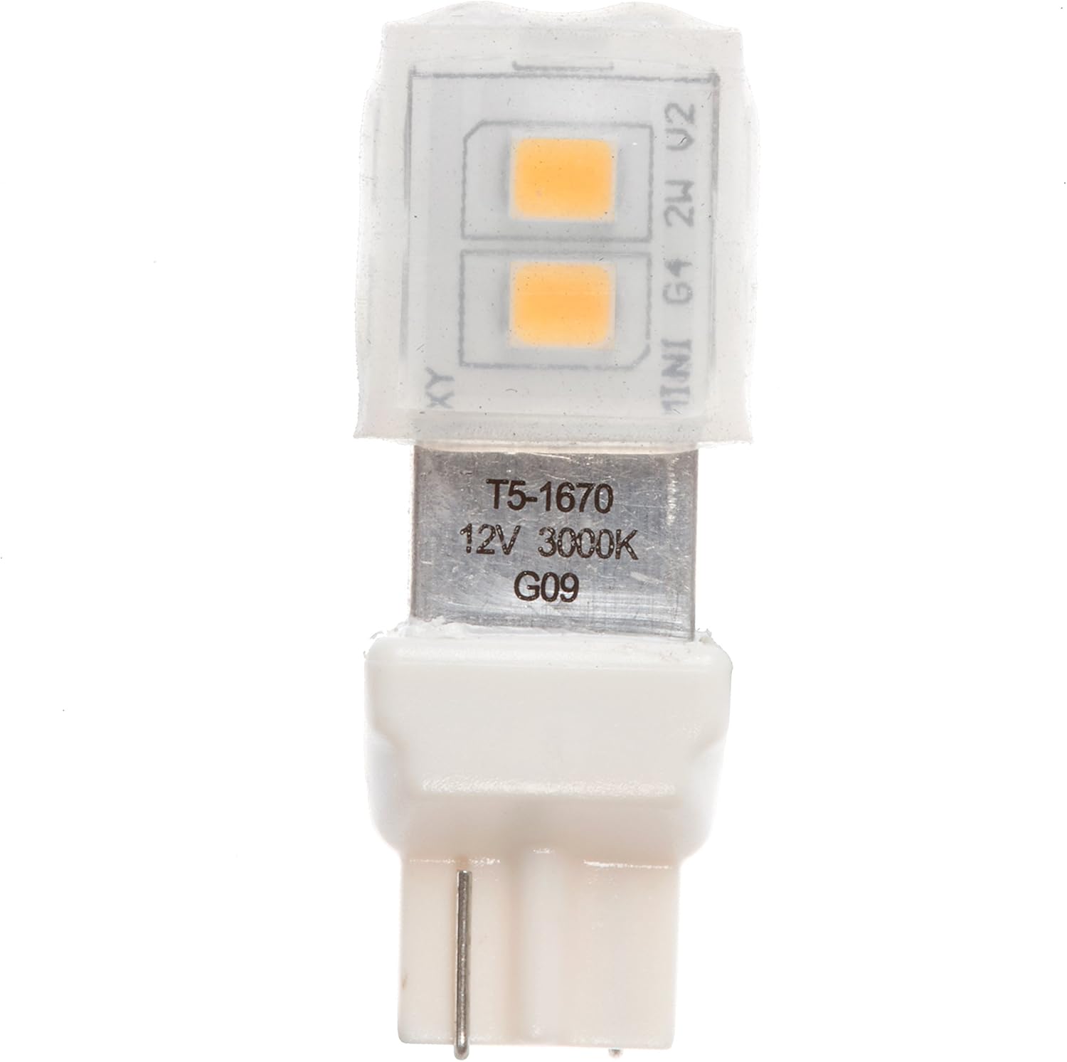Newhouse Lighting T5 LED Bulb Halogen Replacement Lights, 1.6W (7W Equivalent), Wedge Base, 90 Lumens, 12V, 3000K
