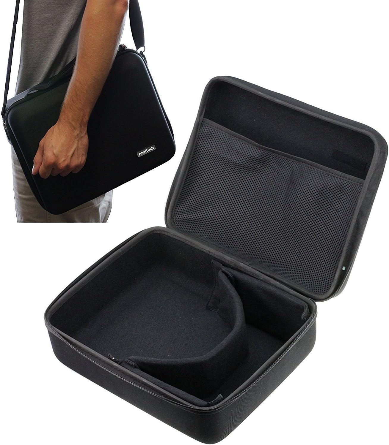 Funda rígida Navitech para proyector compatible Dell 1510X miniatura 1