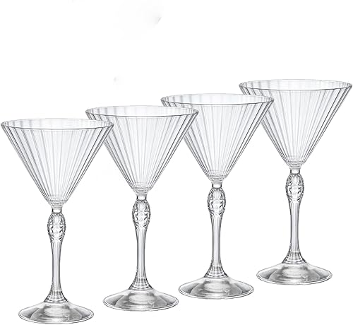 Miniatura 1 de Bormioli Rocco America '20s - Vaso Martini de 8.5 onzas, transparente, juego de 4