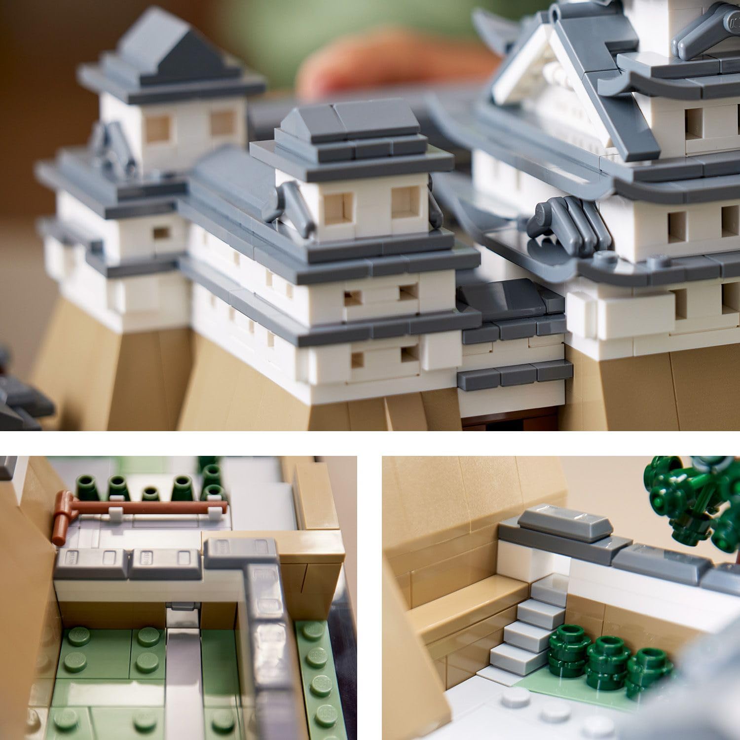 LEGO Architecture Zamek Himeji 21060 | Model architektoniczny, dekoracja do domu, prezent dla fana architektury, duży zestaw klocków konstrukcyjnych, 2125 elementów