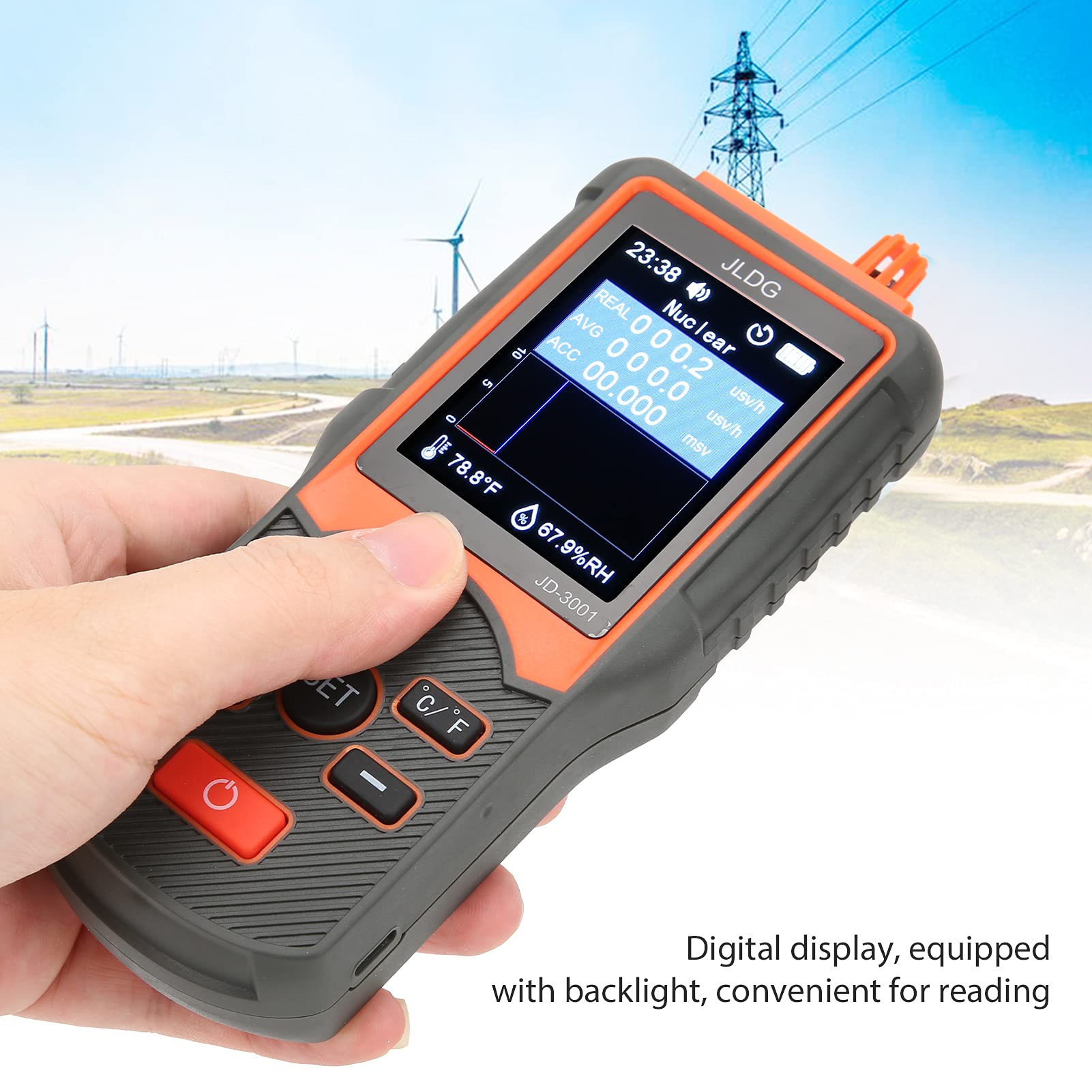 Buy JD‑3001 Geiger Nuclear Counter Radiation Detector, Professional