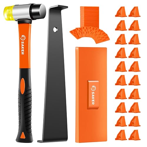 Saker 63-Piece Laminate Flooring Tools, Laminate Wood Flooring Installation Kit,LVP
