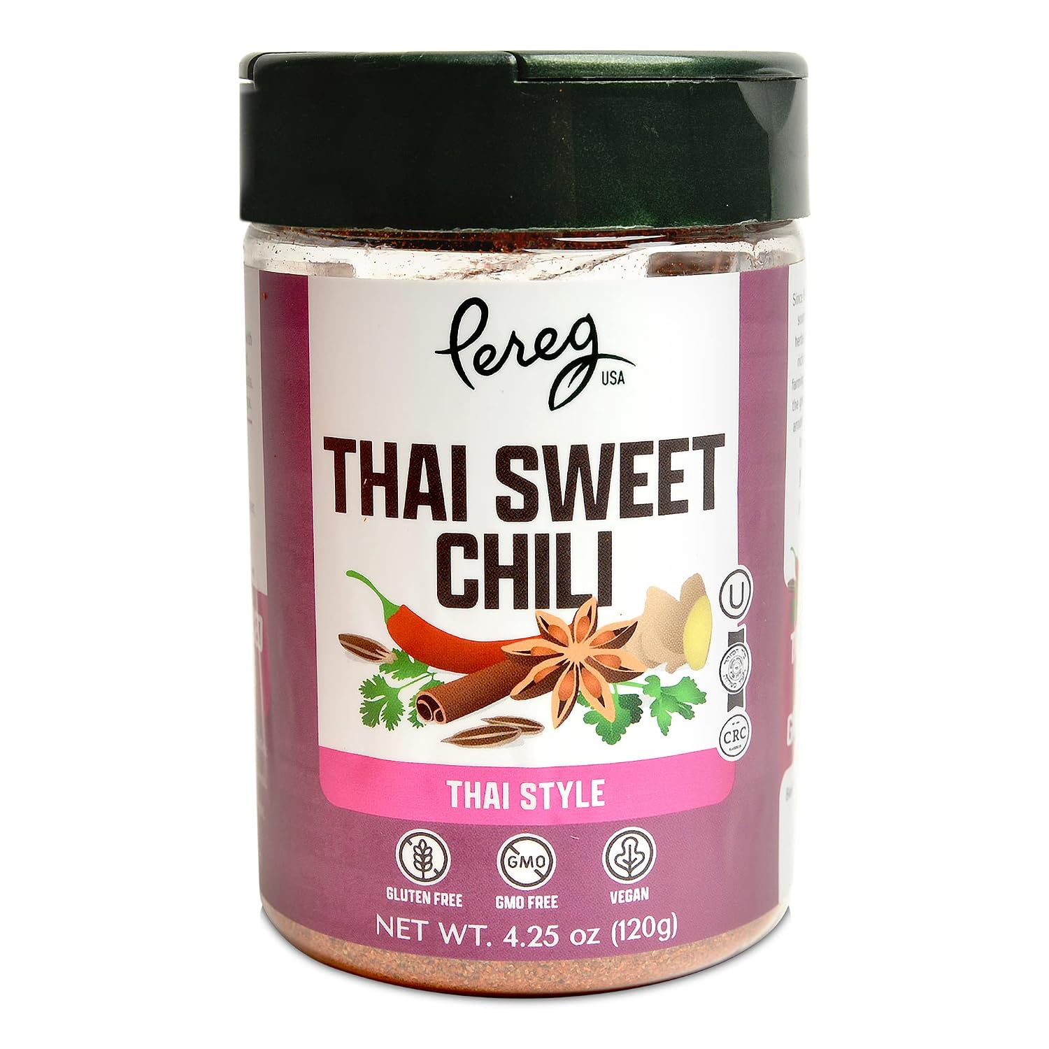 Pereg Mixed Spices - Thai Sweet Chili Seasoning Mix (4.25 Oz x 6 Pack) - Exotic Flavors - Thai Chili Style Spice Blends - No Artificial Ingredients - Vegan, Non-GMO & Kosher Certified
