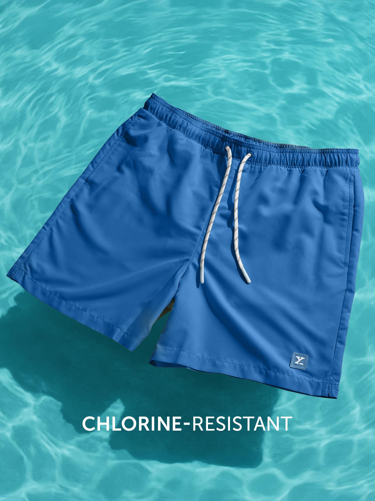 XYXX Aqua Swim Shorts with Side Pockets and Drawstring | Lighweight, Quick Dry Swimming Shorts with UV Protection for Men 1