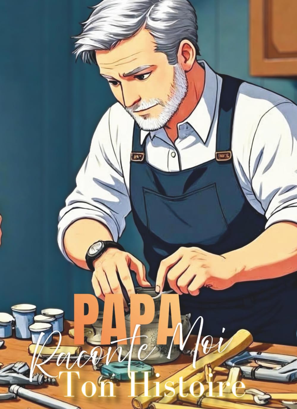 Papa Raconte-moi ton histoire: Couverture Numéro 4 & Illustrations Intérieures en Couleurs