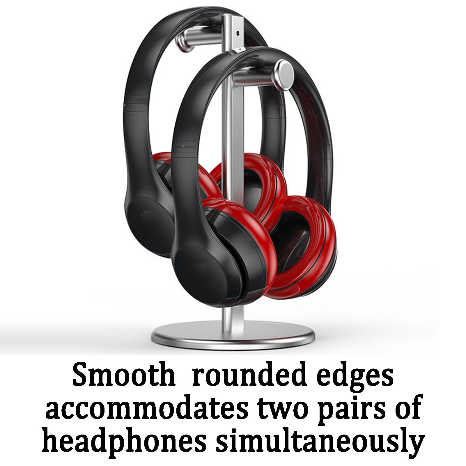 Supporto For Cuffie Over-ear/supporto For Cuffie Da Tavolo: Supporta Fino A 10 Kg, Ideale For Configurazioni Di Gioco E Vari Ambienti Desktop(Black)
